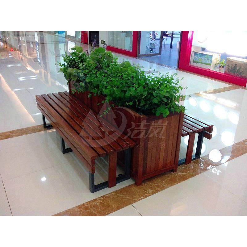 热销木制花盆花箱防腐木花箱长方形户外木质花箱厂家批发