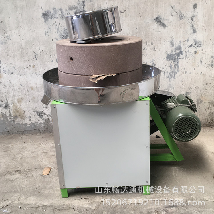 热销50型号黑芝麻糊石磨机家用低速研磨艾绒石磨机豆腐豆浆磨浆机