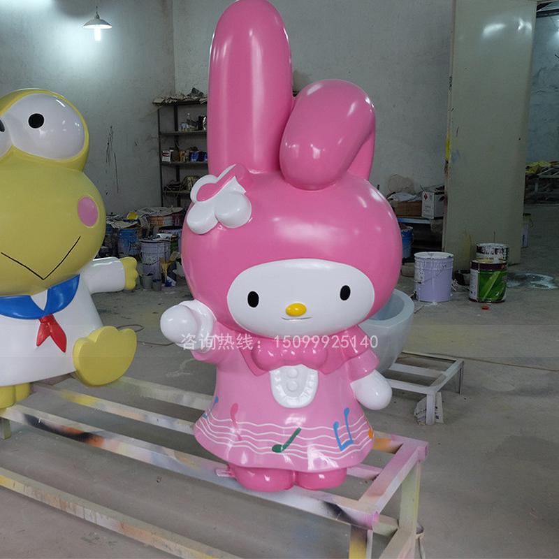 热销青蛙玻璃钢雕塑牛蛙餐厅摆件卡通展销会吉祥物公仔雕塑
