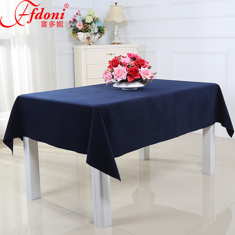 ?会议桌布台呢酒店台布布艺展会厚实桌布活动会议室台泥长方形批