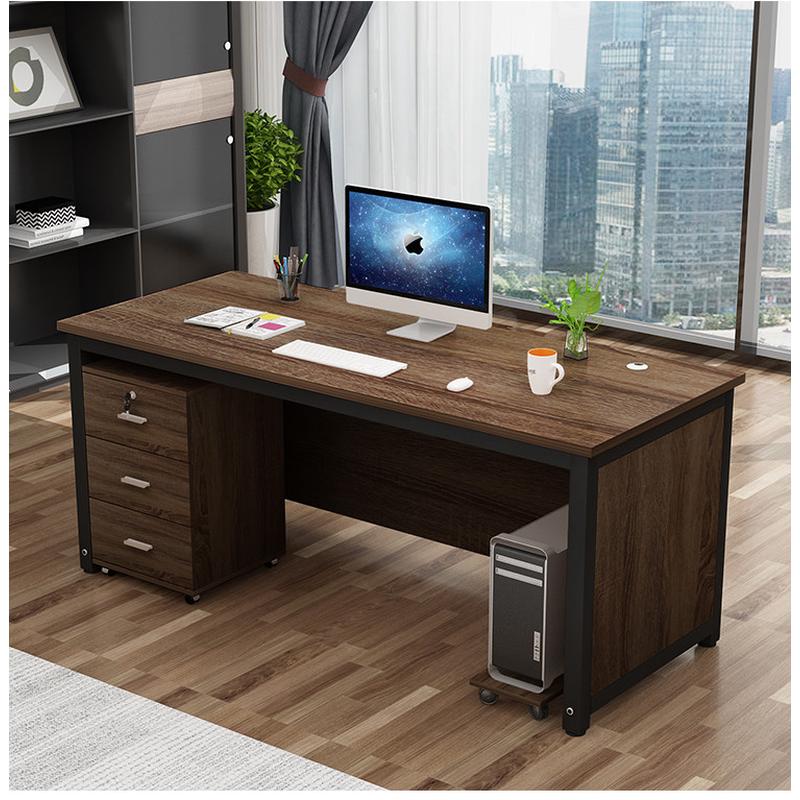 热销j6da简约现代经济型家用台式电脑桌老板职员多功能单双人办公