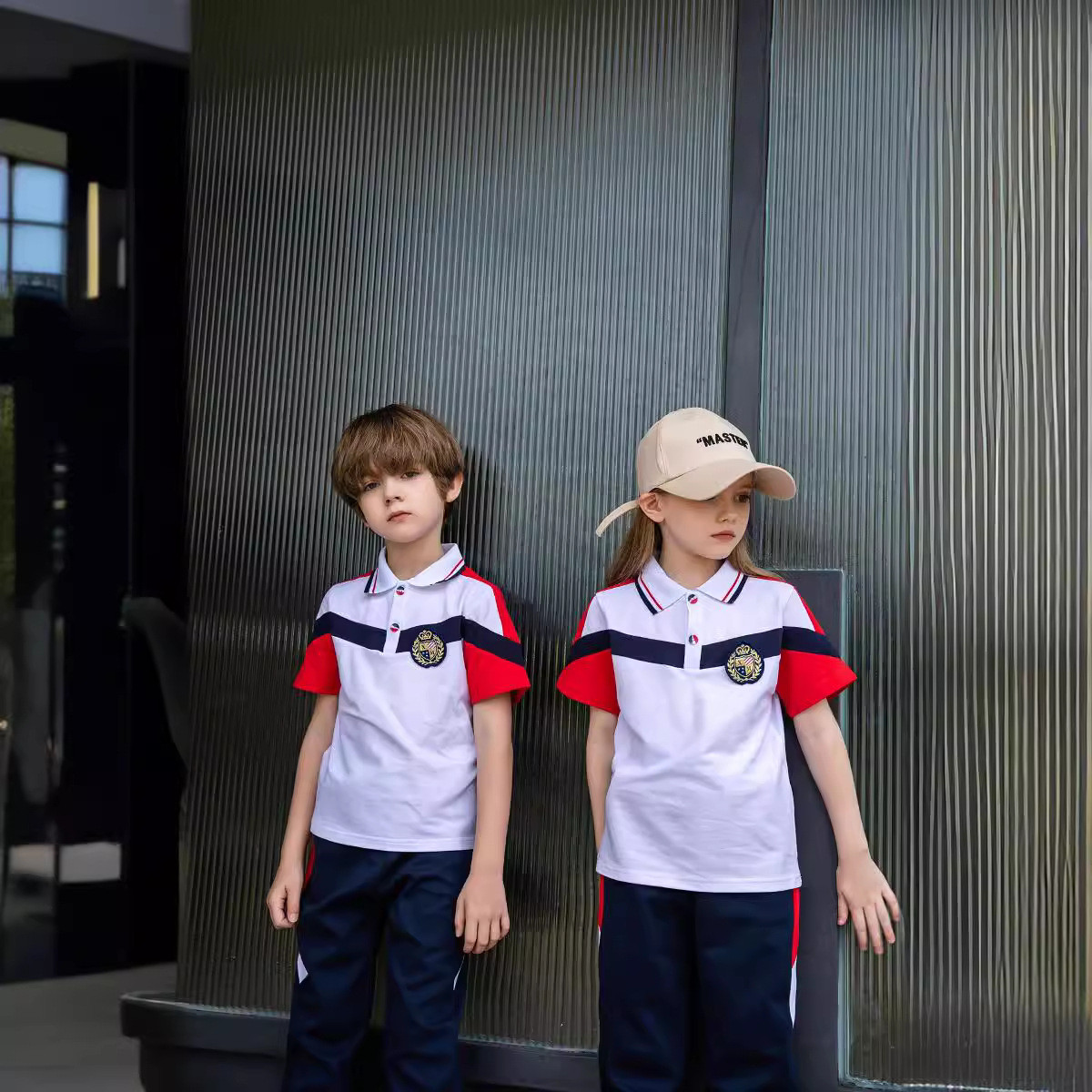2021单t桖搭配内搭幼儿园园服夏装学院风儿童短袖班服小学生校服