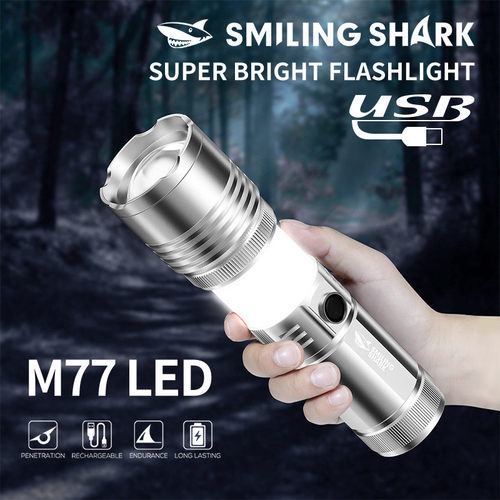 Multifunctional dual light flashlight outdoor camping light