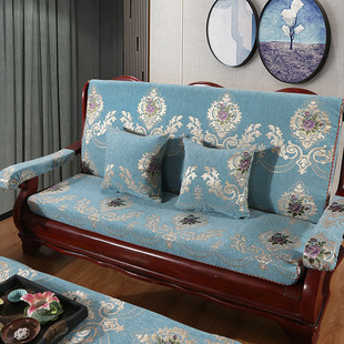 c4wb批发老式红木实木沙发坐垫木沙发垫带联邦靠背椅垫春秋椅垫加