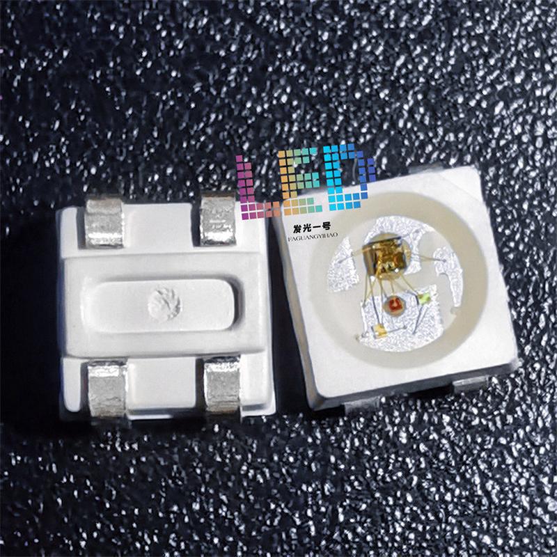 3535RGB四脚内置IC幻彩DC5V跑马炫彩灯可编程WS2812B/SK6812MINI