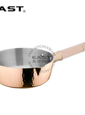 热销【铜锤印雪平锅三层east东方厨具】