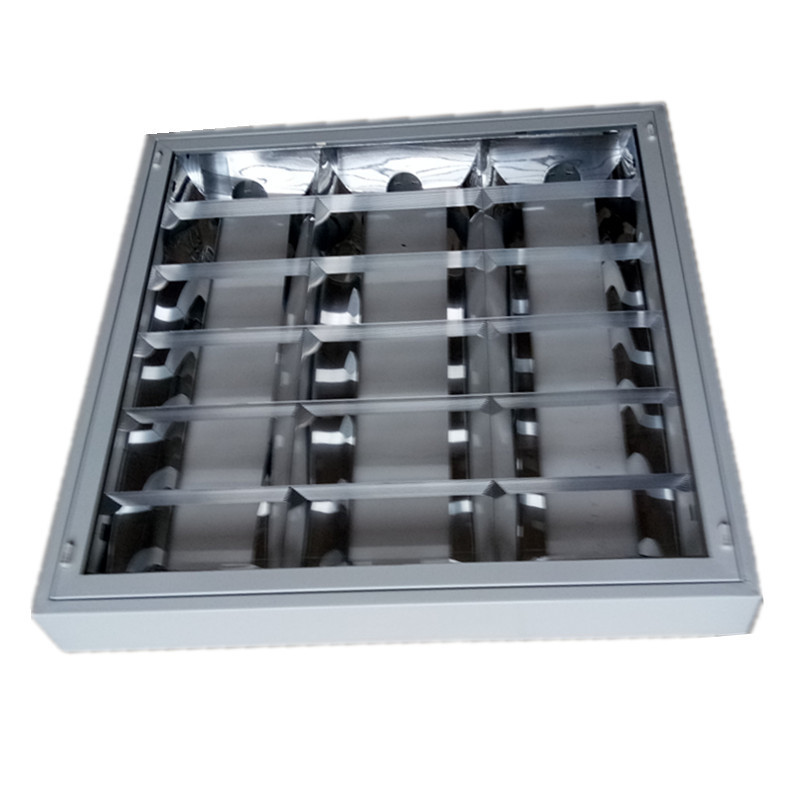 厂家t8灯盘吸顶式灯盘胶片格栅明装灯盘600*600灯盘led灯盘