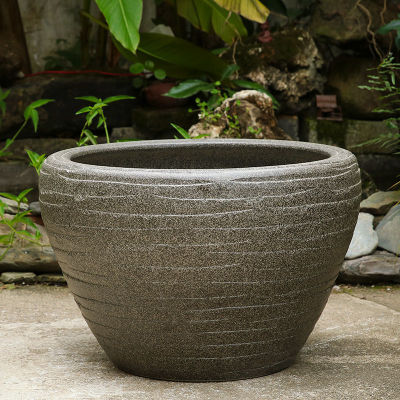 陶瓷缸金鱼庭院花园睡莲碗莲乌龟阳台景观盆大缸深缸水缸荷花盆