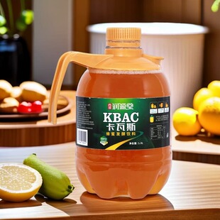 新日期新疆西域蜂蜜谷物特色卡瓦斯格瓦斯饮料传统发酵风味1.5L润