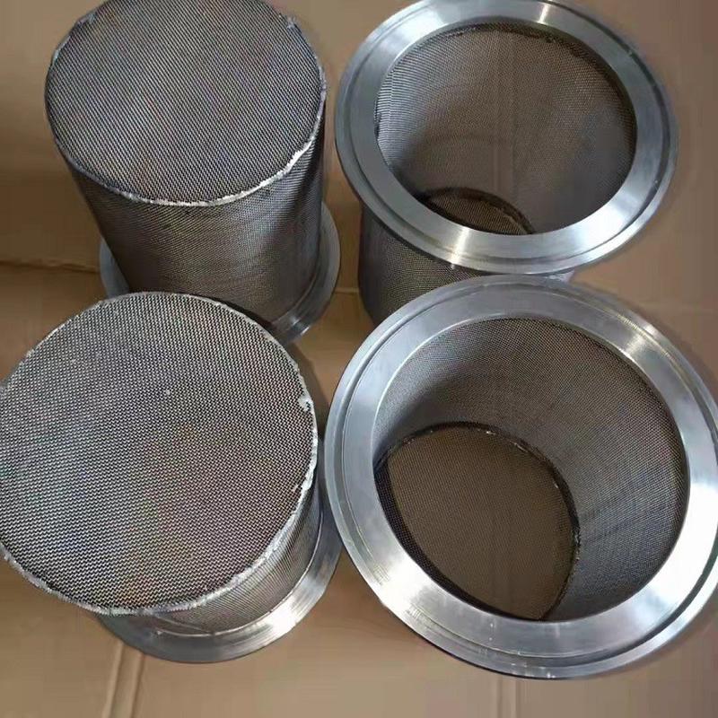 热销不锈钢烧结滤筒 滤烧结提篮式滤筒 篮滤筒篮式 过滤器滤篮