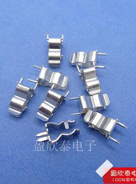 5x20mm厚夹子黄铜镀锡保险丝座0.5保险铜保险夹
