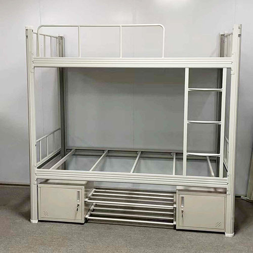 热销学生铁架床宿舍工地高低铁艺床钢制子上下铺铁床成人双层员工