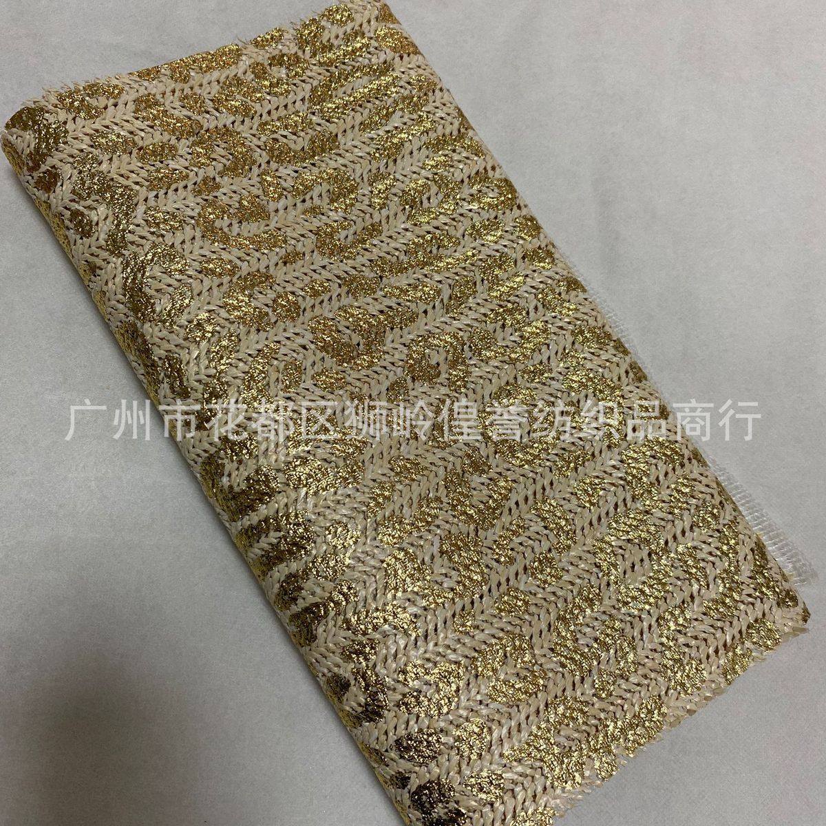 pp编织上烫金膜幅宽烫金条纹pp草金银彩