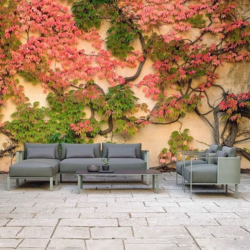 热销户外沙发组合售楼部别墅庭院花园躺椅设计师酒店室外阳台露天