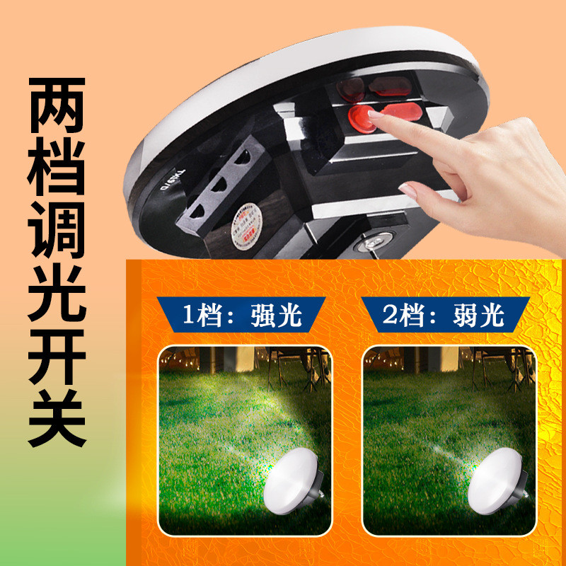 热销户外摆摊露营灯家用应急灯150w超亮可调光充电式超长续航夜市