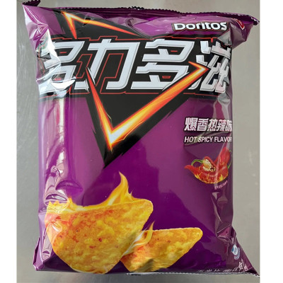 速发味多力多滋玉米片大袋装140g*3浓芝士热辣烧烤乐事女生节耐吃
