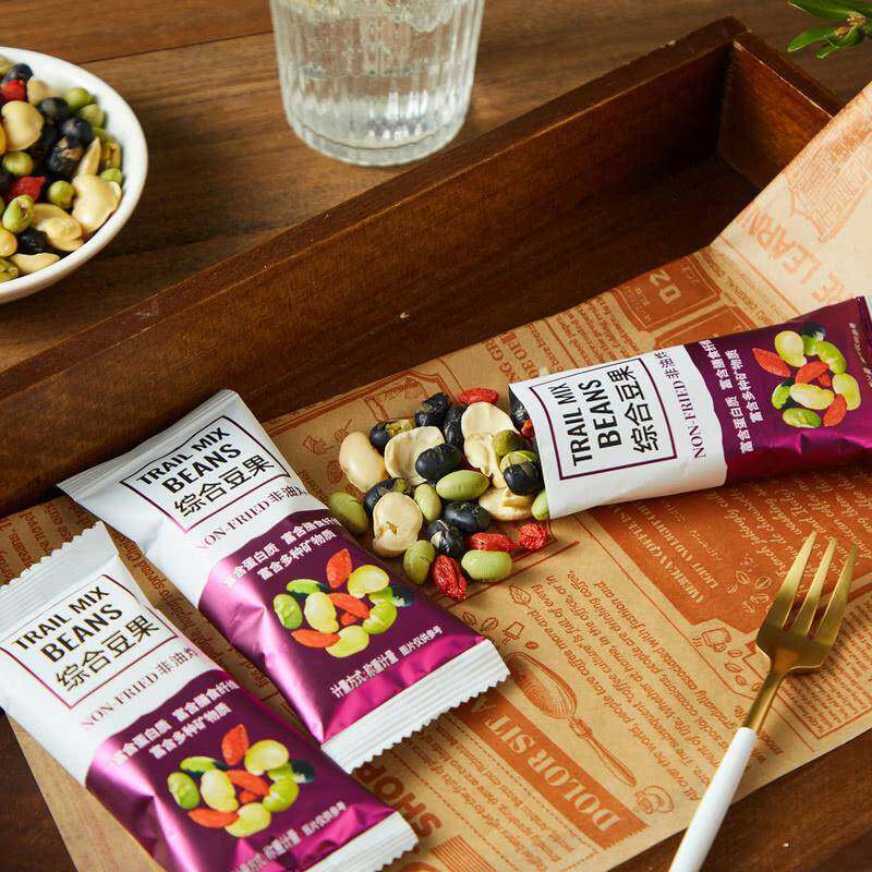 山姆官方代购综合豆果烘烤工艺青豆黑豆蚕豆枸杞非油炸零食