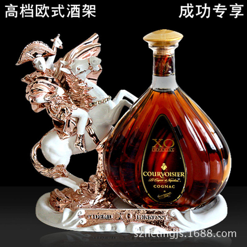 批发拿破仑欧式红酒架创意酒吧酒柜装饰柜工艺品摆件树脂艺术品