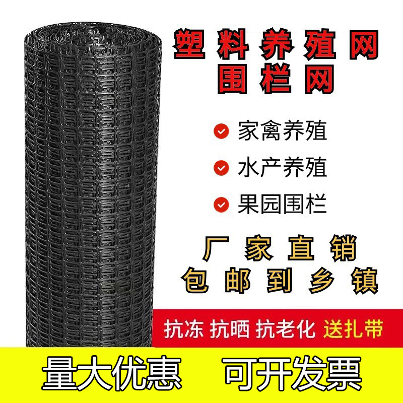 塑料网格土工格栅圈玉米网养鸡围网大棚兜水网栅栏小孔养殖网护栏