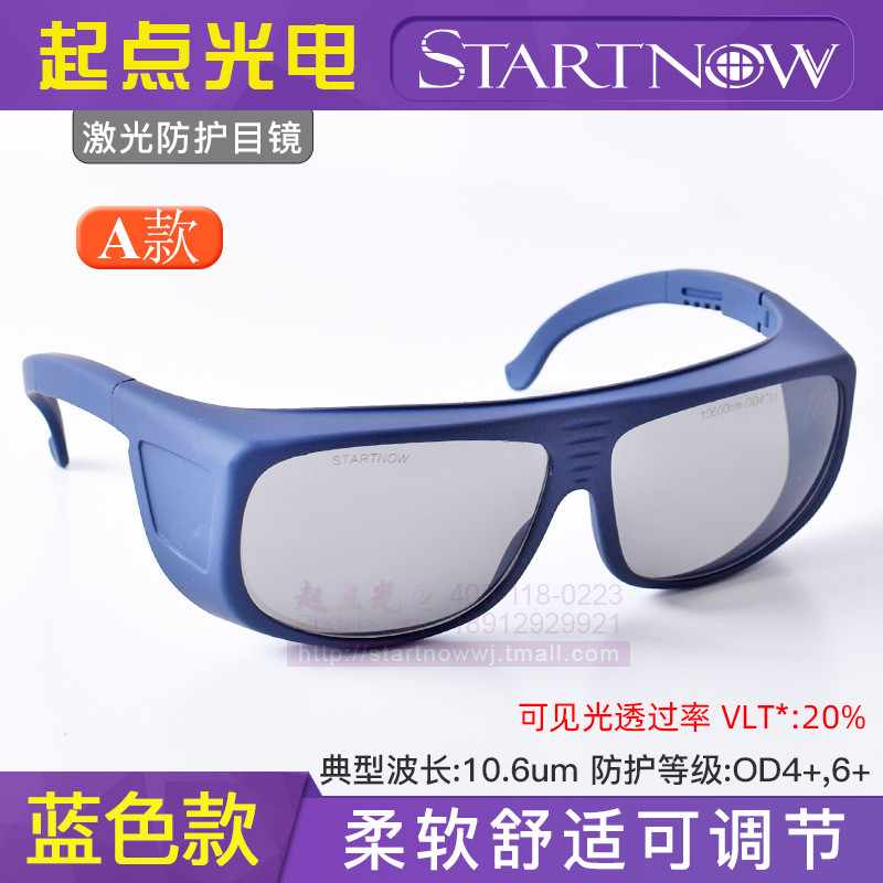 CO2专用激光防护眼镜激光护目镜切割打标焊接雕刻机10600nm护眼镜