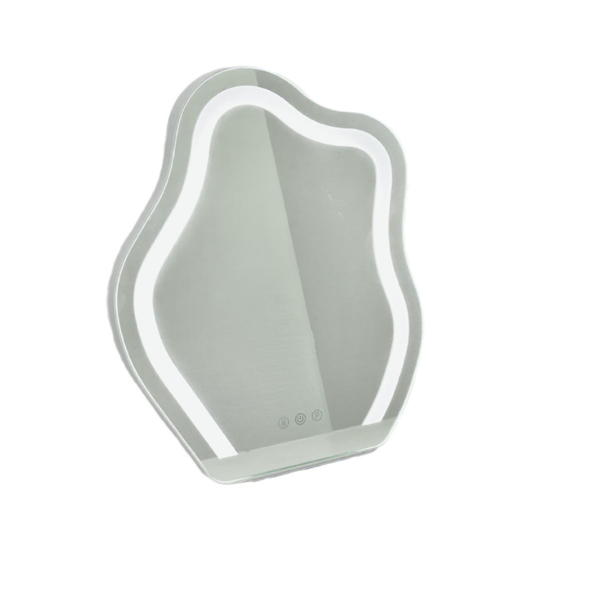 化妆镜led灯台式镜桌面挂墙云朵轻奢智能充电补光美妆梳妆镜ins风