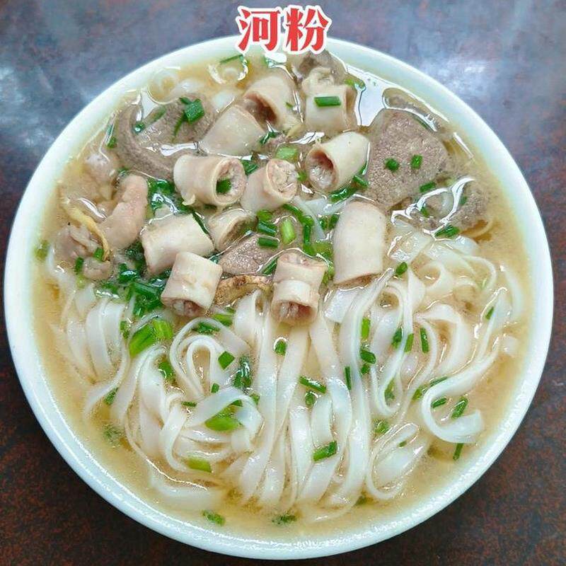新货广西梧州石磨薄河粉手工河粉干快熟速食南宁老友粉送配料包酱