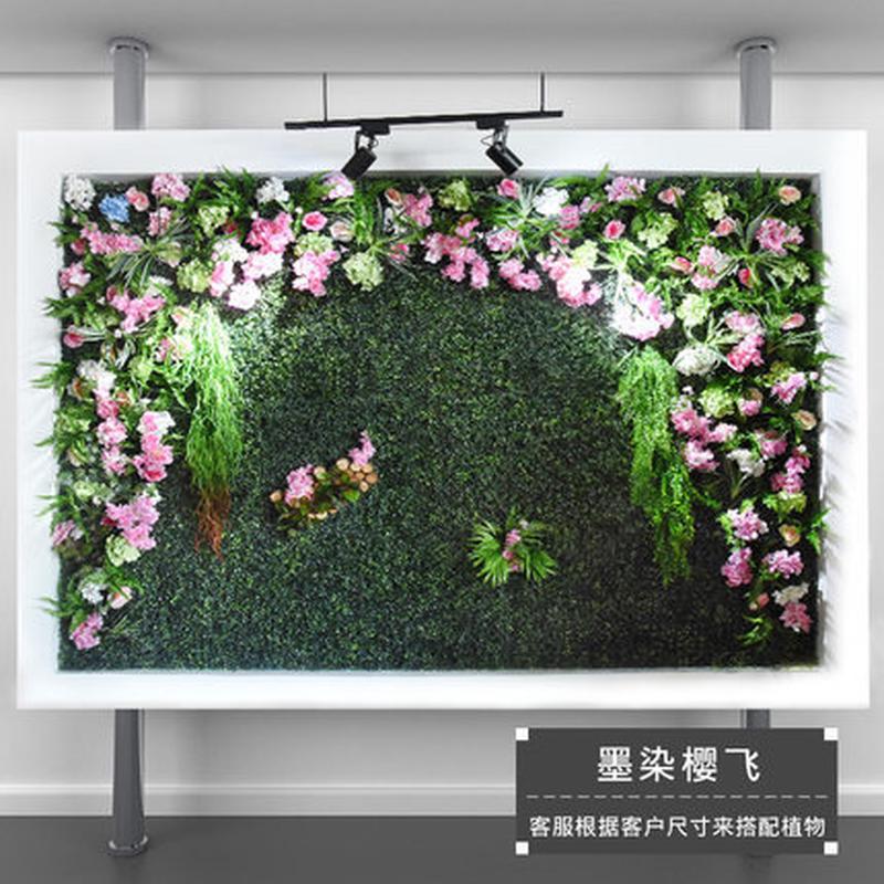 植物墙绿植墙门头墙面仿真植物墙草坪墙背景墙仿真草坪墙面装饰