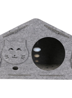 毛毡猫窝四季通用吸音板房子猫拼装耐磨耐刮宠物用品创意猫窝批发