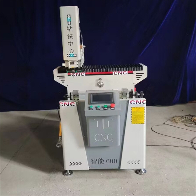 断桥铝系统门窗钻铣床数控锁孔锁槽加工推拉门平开门各类孔槽加工