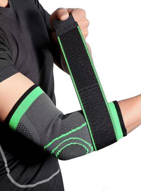 热销专业散打拳击护具加压护肘sgs认证绿黑色s-3xl尺寸搏击护具护