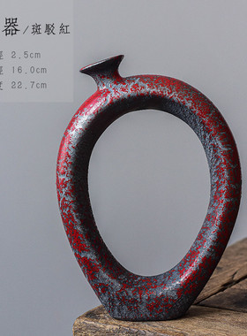 欧式简约陶瓷花瓶插花摆件饰品工艺品酒店客厅餐桌创意家居花器