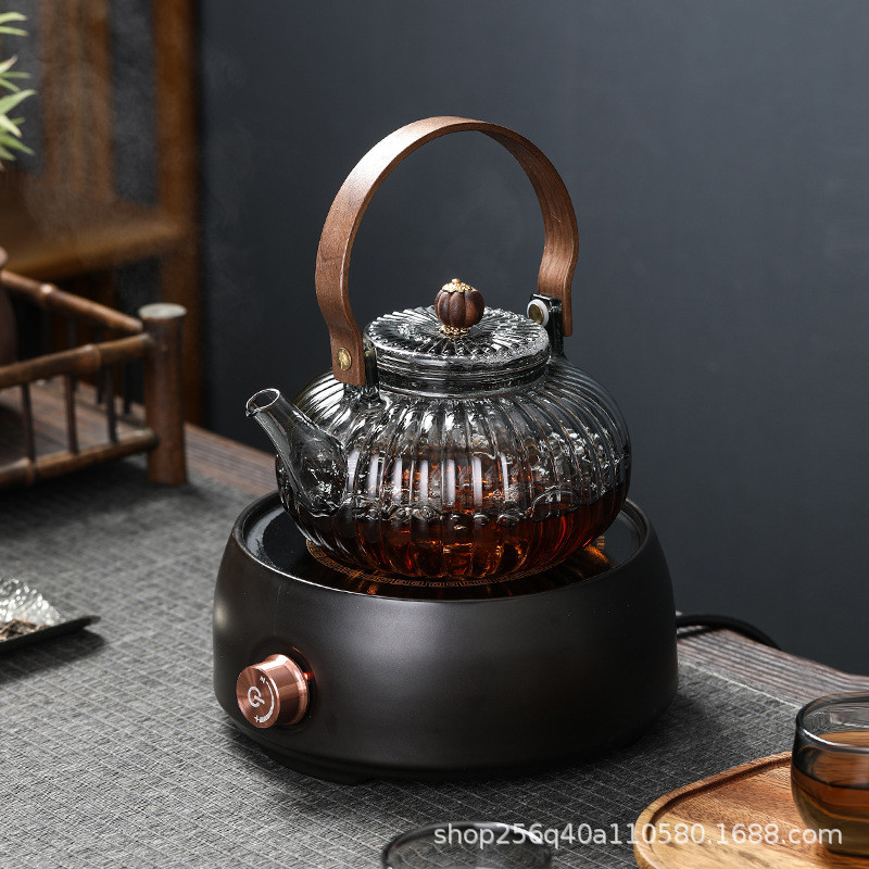 围炉玻璃煮茶壶2023新款电陶炉煮茶器烧水壶家用泡茶专用茶具茶炉
