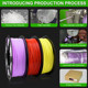 热销3d打印机哑光PLA耗材MatteFilament消光PLA 高韧性材料1.75mm