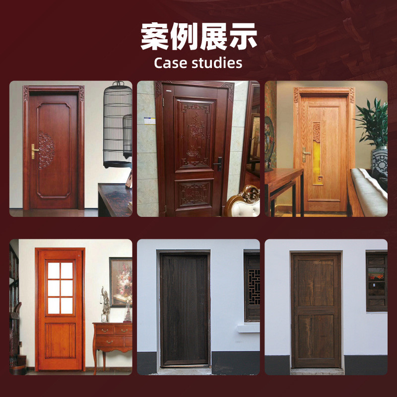 实木店铺门窗地中海圆弧木质对开门网红商铺田园风民宿木门老式门