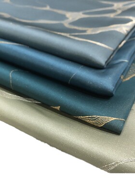 现货批发2.9米宽幅高经密提花面料提花新得大理石纹金丝浮雕轻奢