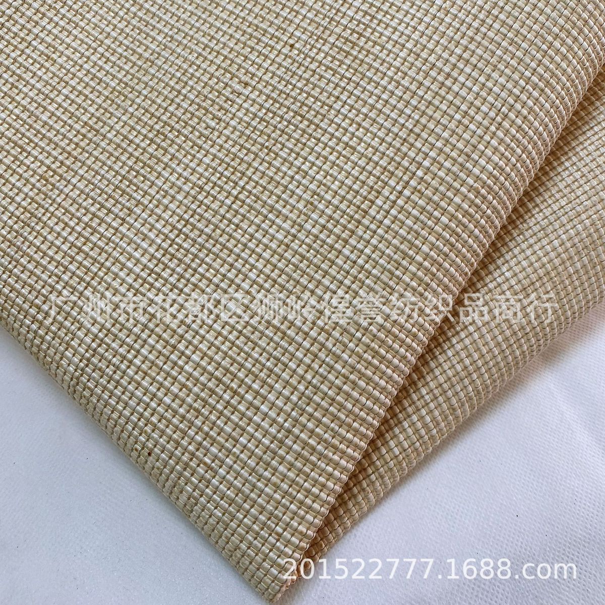 pp草织布材料泡色染色工艺特殊料编草编手工艺鞋材箱包布多功能