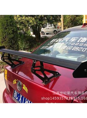 热销铝合金121黑色尾翼铝合金尾翼铁支架铝合金汽车通用尾翼spoil