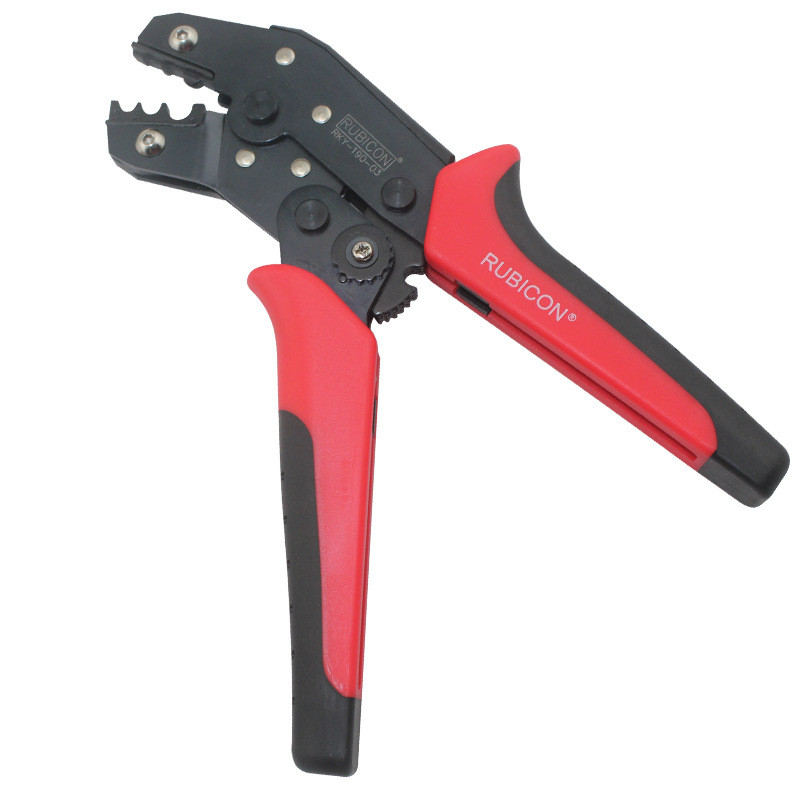 热销rubicon/压线钳rky-190-03罗宾汉1.5-6mm棘轮压线钳非绝缘端