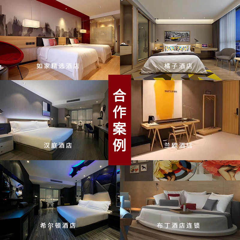 酒店家具标间全套五星级酒店床定制单人床双人床宾馆床床客房全套