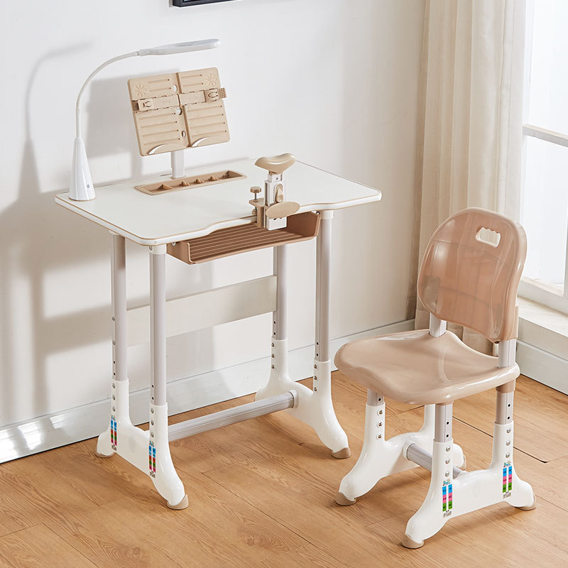 儿童学习桌可升降多功能课桌椅书桌家用课桌中小学生组合套装批发