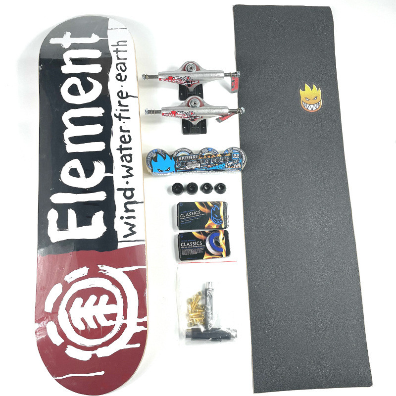 elemen 8.0/8.125/8.25/7.75英寸滑板双翘加拿大枫木组装整板