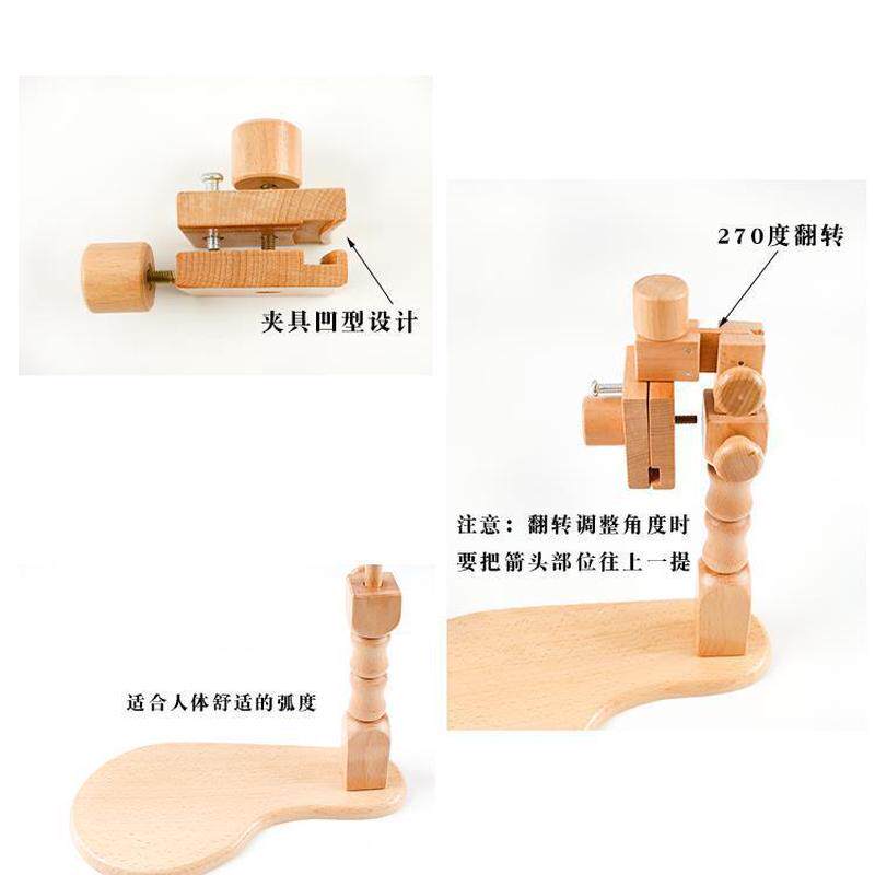 台式桌面绣绷架子刺绣十字绣框工具绣花绷子通用可调节榉木绣新款