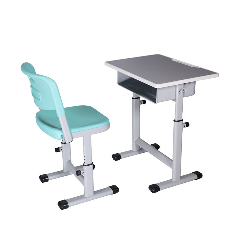 私立学校学习组合课桌椅中小学生家用学习桌可升降学生课桌椅批发