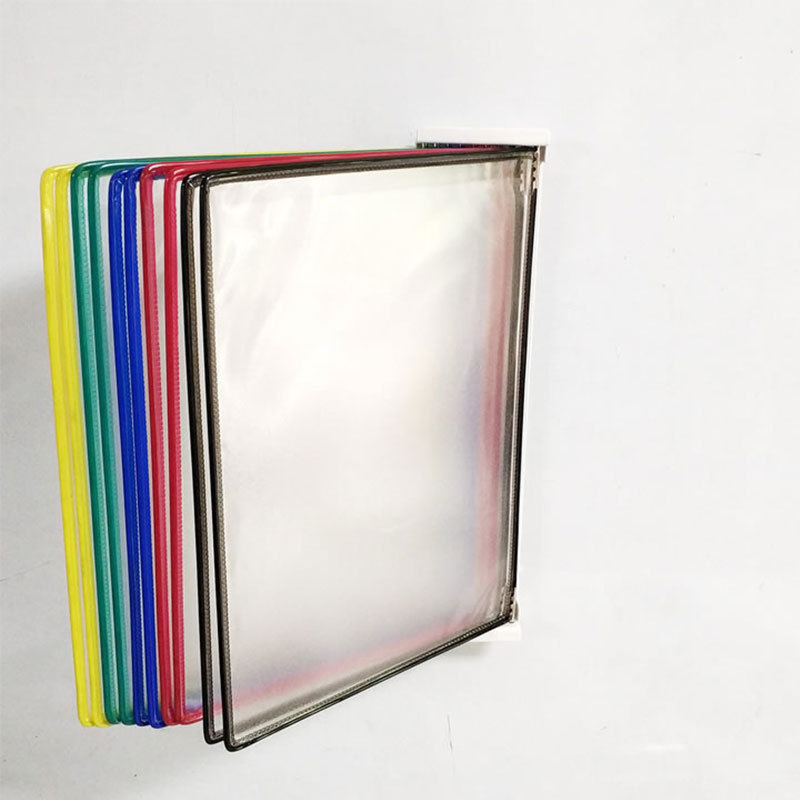 挂墙sop标准作业指导书展示架挂式文件墙壁文件夹10页磁性