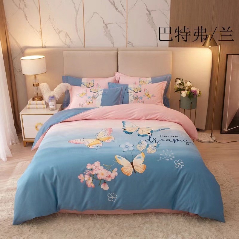 全棉斜纹儿童床上用品 1.5/1.8/2.0m床单被套 卡通可爱全棉四件套