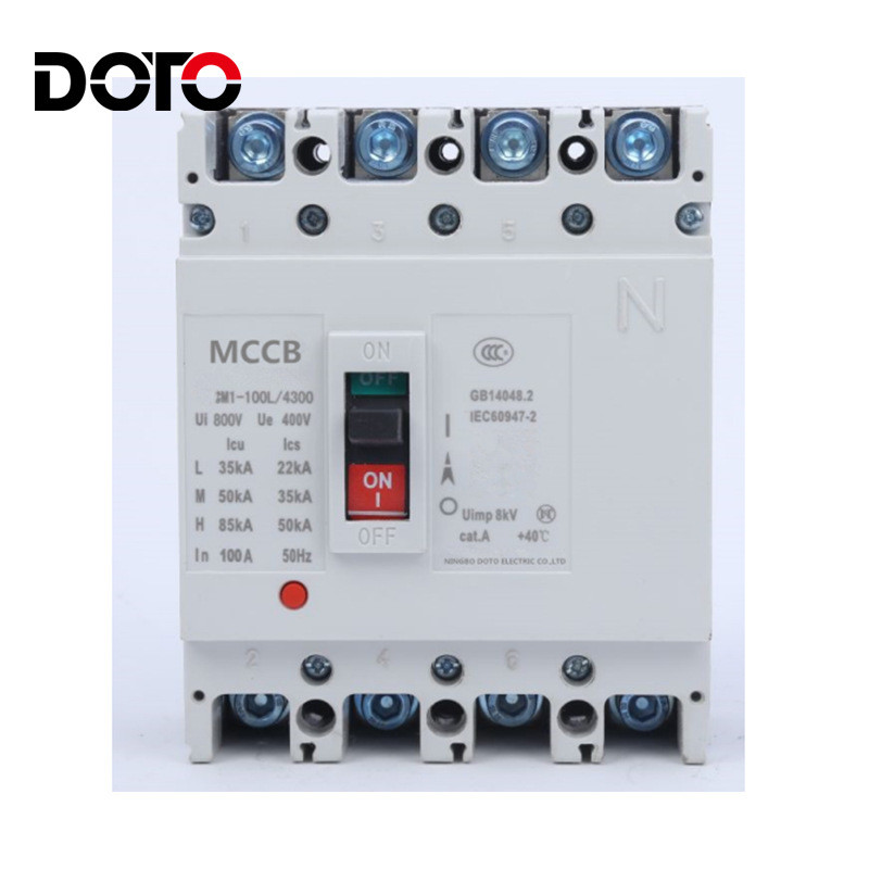 MCCB断路器M1-100L/4300塑壳空气开关100A塑壳断路器