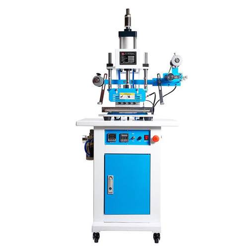 热销518-c型气动烫金机皮革笔记本名片立式纸张塑料烫金logo烫金