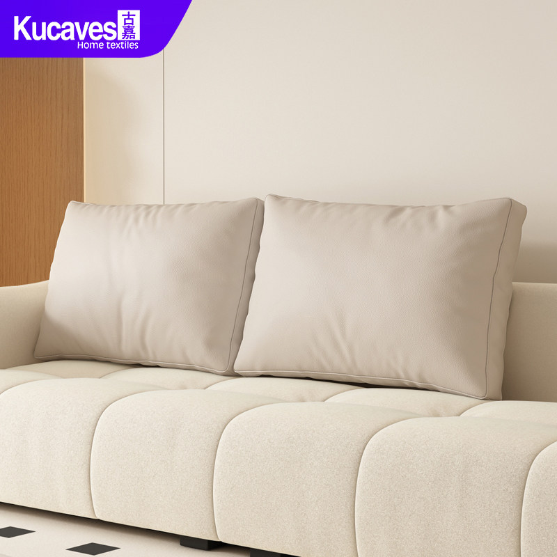 客厅沙发大抱枕靠垫2024新款靠枕猫抓皮床头靠垫榻榻米软包大靠背
