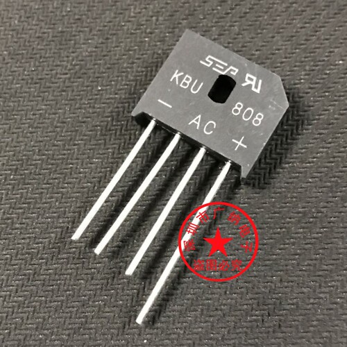 全新原装 KBU808 可代替RS808 8A/800V 整流器 桥堆 扁桥