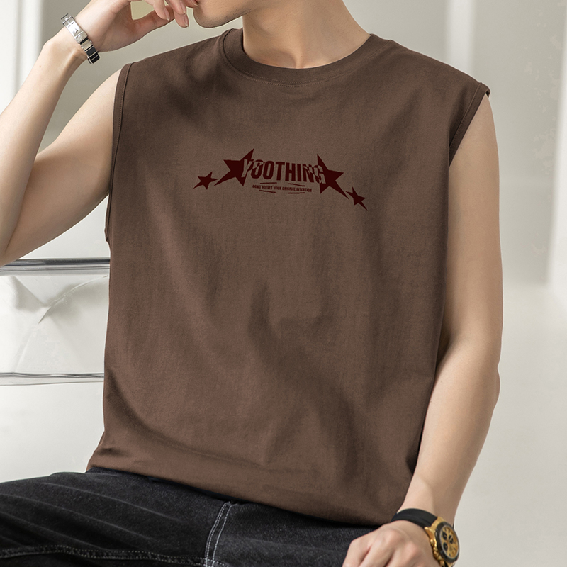 100%纯棉背心透气吸汗不易起球